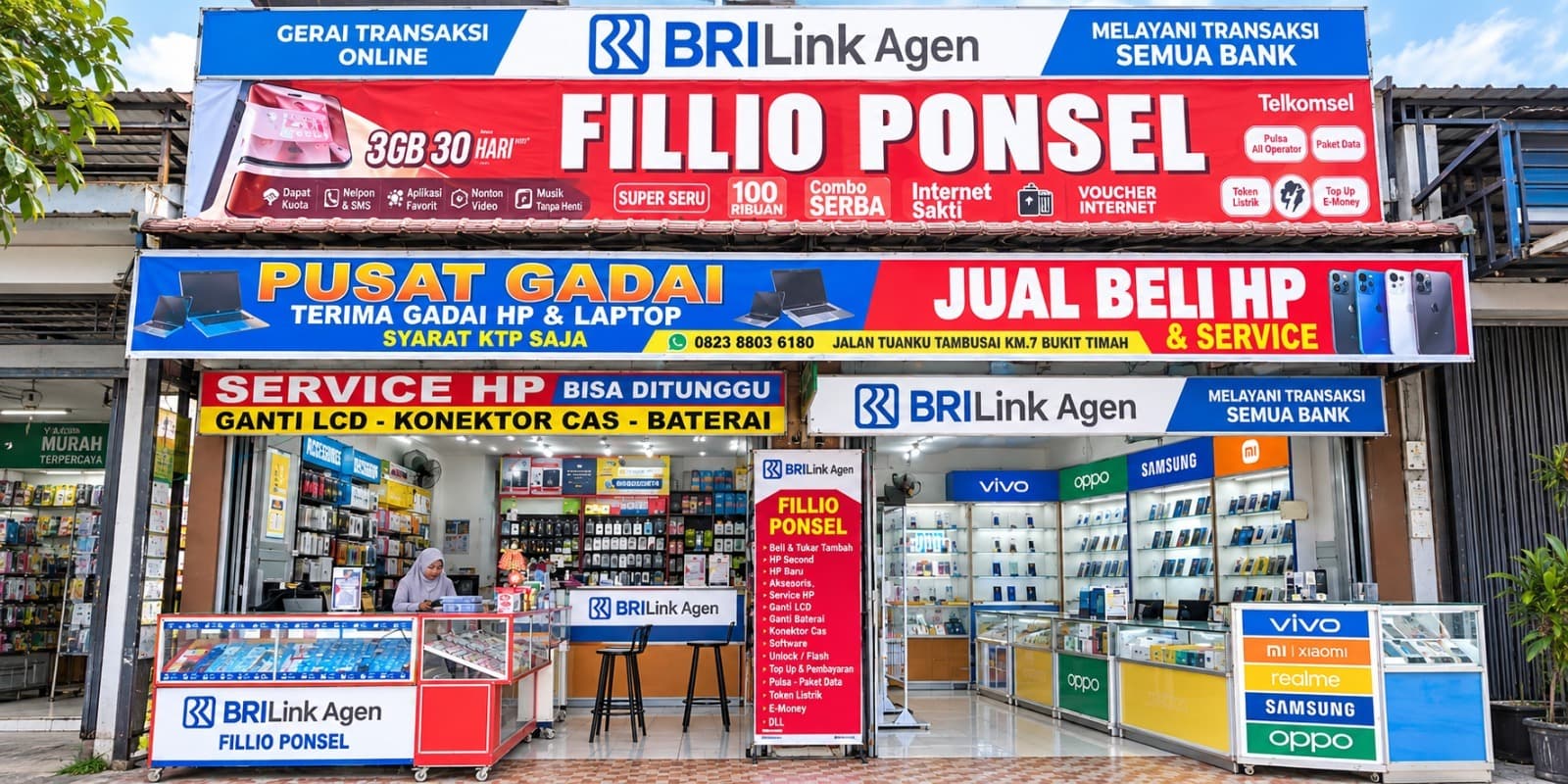 BRILink Agen Fillio Hadir hingga Pinggiran Dumai, Dekatkan Layanan Keuangan Inklusif 