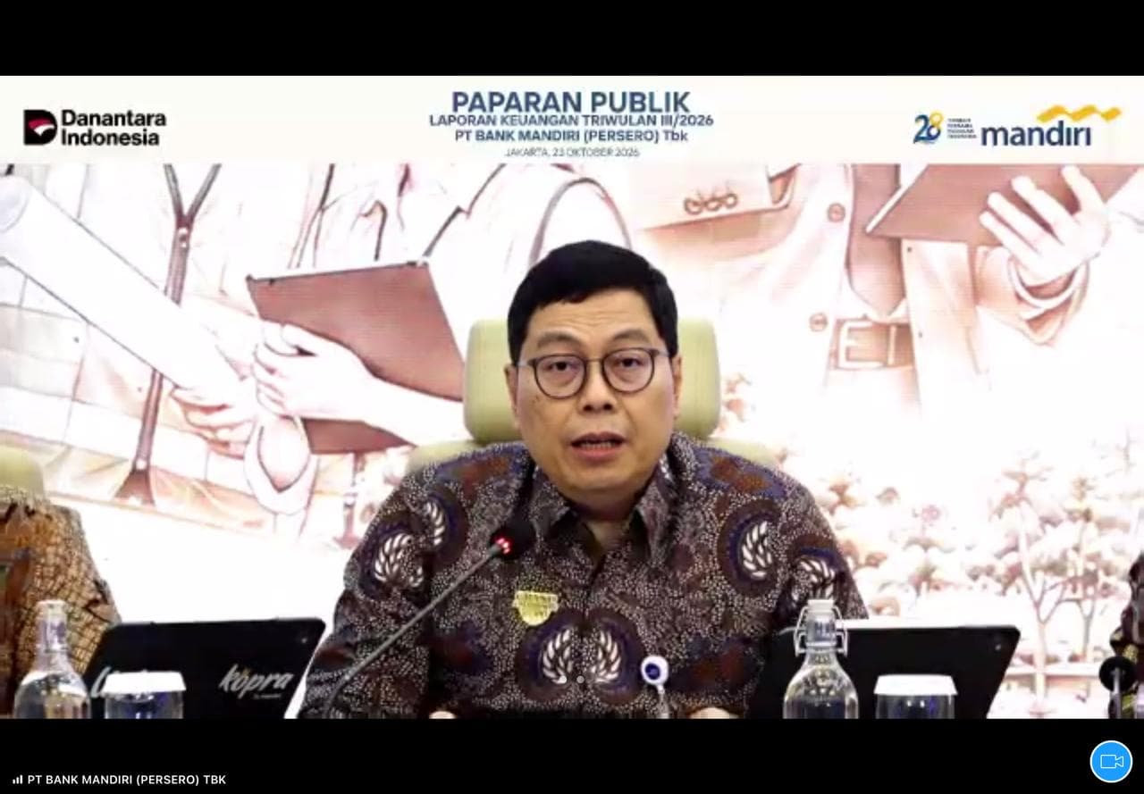 Bank Mandiri (BMRI) Catat DPK dari DHE SDA Melonjak 236% Jadi Rp 84,3 Triliun per September 2026