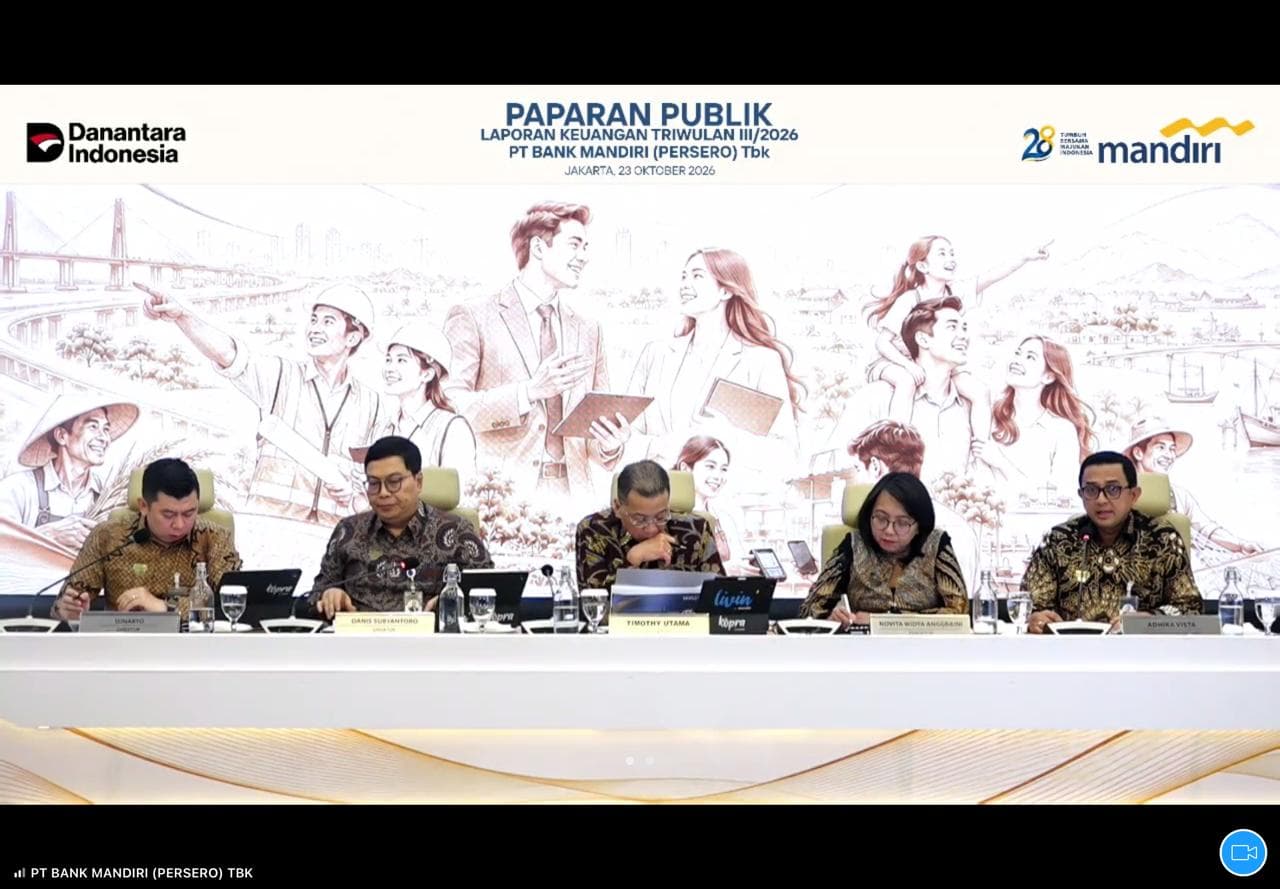 Bank Mandiri (BMRI) Bidik Momentum Ekspansi Dunia Usaha di Akhir 2026