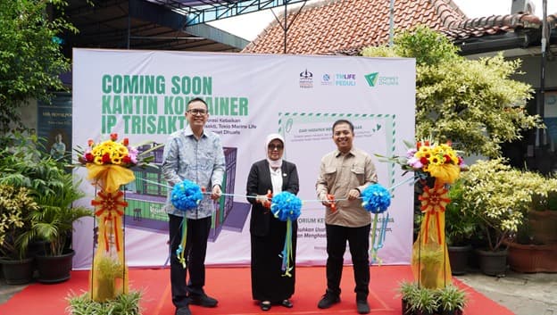 Dompet Dhuafa, Tokio Marine, dan IP Trisakti Hadirkan Kantin Kontainer untuk Wirausaha Mahasiswa