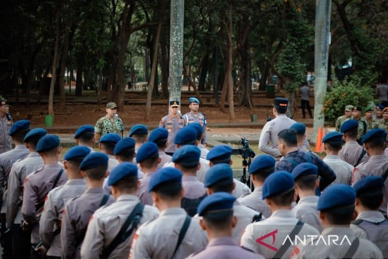 Polda Metro Jaya kerahkan 9.505 Personel Gabungan Amankan Demo Hari Ini