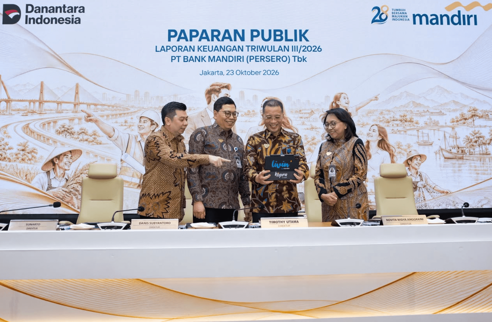 Catat Kredit Rp 1.605,8 Triliun, Laba Bank Mandiri (BMRI) Melambung 20,7% per September 2026