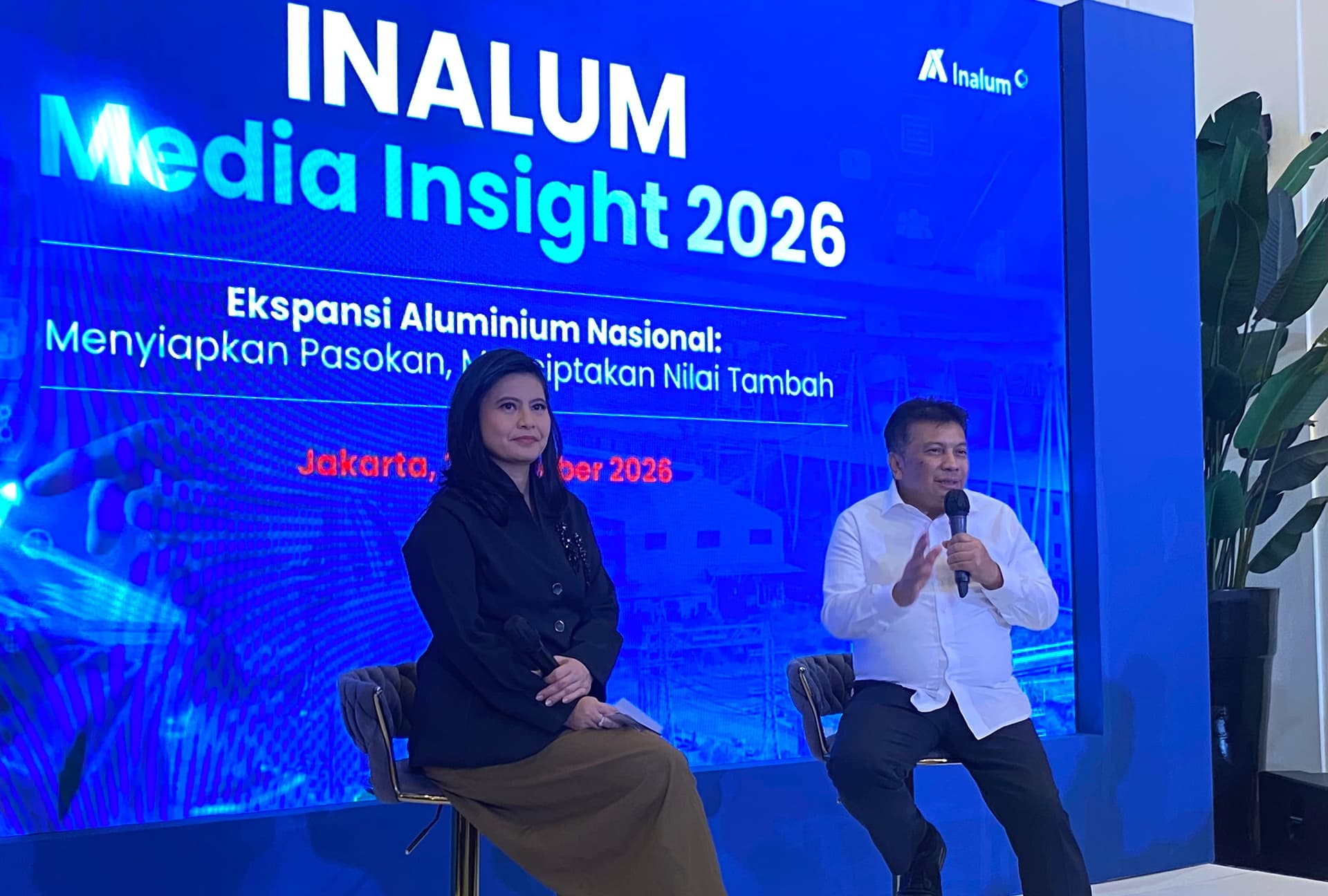 Inalum Bidik Hilirisasi Aluminium untuk Bahan Baku Pesawat Terbang dan Baterai EV