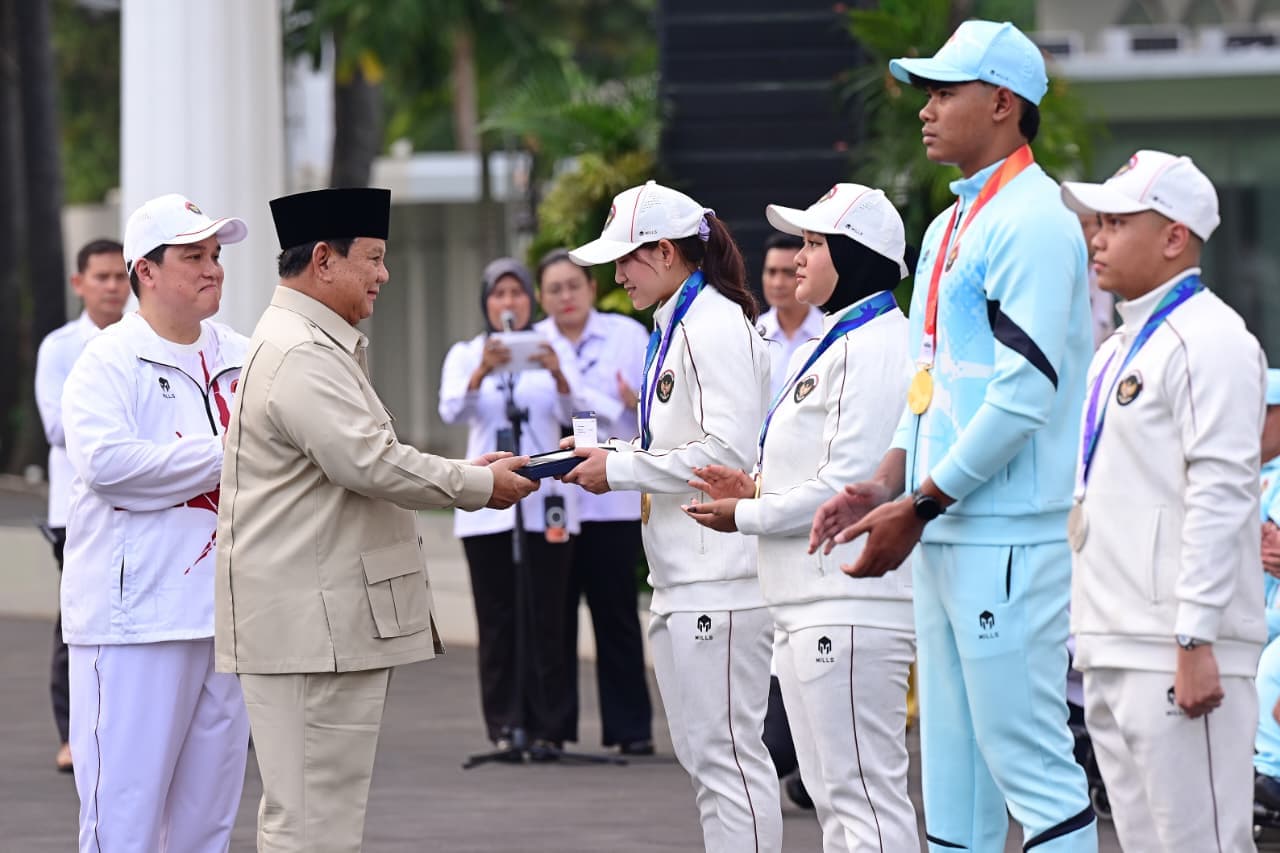 Prabowo Tebar Bonus Rp 158,3 Miliar untuk Peraih Medali Asian Games dan Asian Games 2026