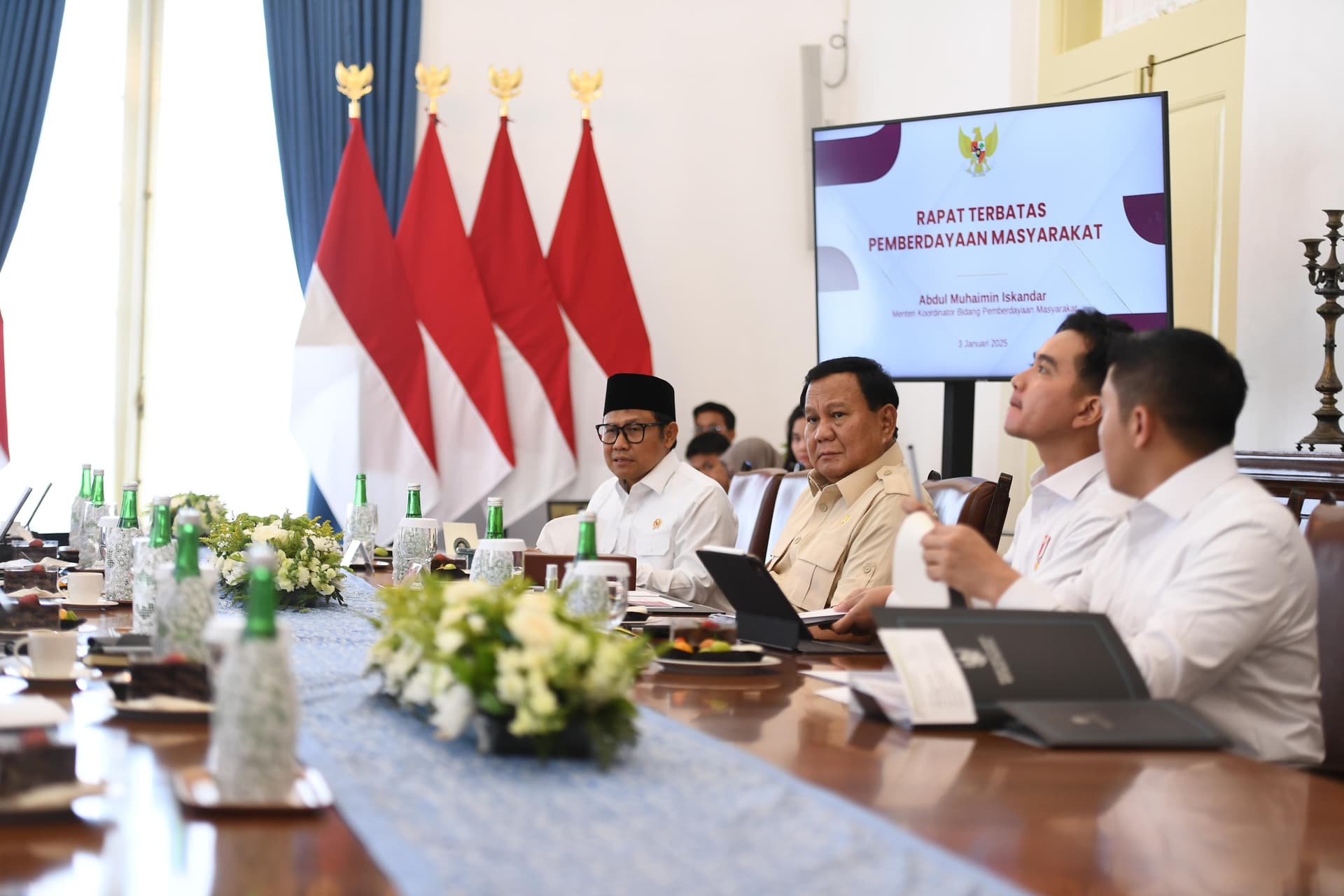 Prabowo Kumpulkan Kabinet Merah Putih Kumpul di Istana Bogor Jelang 2 Tahun Pemerintahan