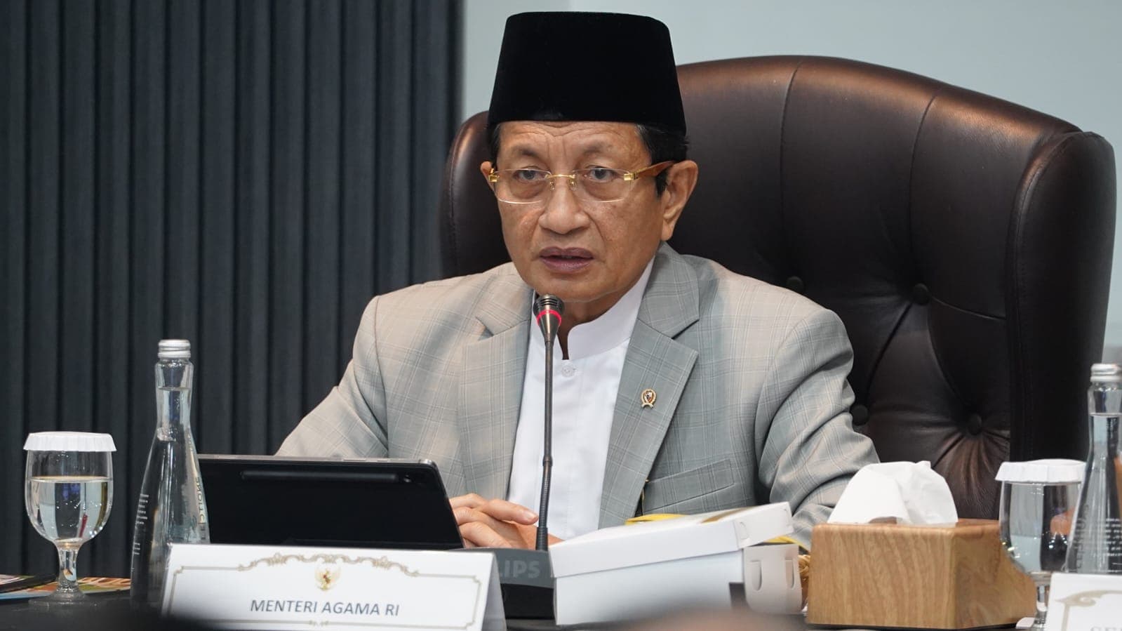 Bantah Mundur sebagai Menag, Nasaruddin Umar Tegaskan Tak Maju Caketum PBNU