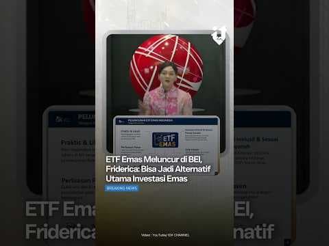 ETF Emas Meluncur di BEI, Friderica: Bisa Jadi Alternatif Utama Investasi Emas. #shorts