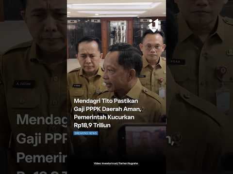 Mendagri Tito Pastikan Gaji PPPK Daerah Aman, Pemerintah Kucurkan Rp18,9 Triliun. #shorts