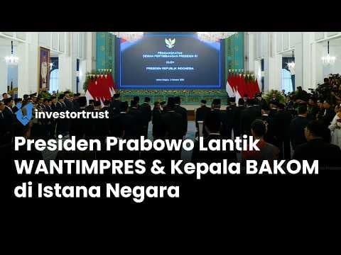 [LIVE] Presiden Prabowo Subianto Lantik Wantimpres dan Kepala Bakom