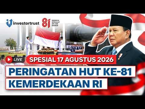 🔴LIVE: Upacara Peringatan Detik-detik Proklamasi, 17 Agustus 2026