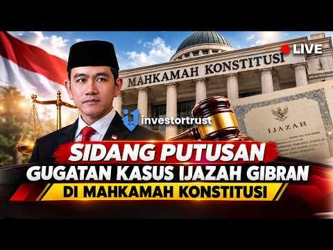 🔴LIVE: SIDANG PUTUSAN GUGATAN KASUS IJAZAH GIBRAN DI MAHKAMAH KONSTITUSI (06/10/2026)