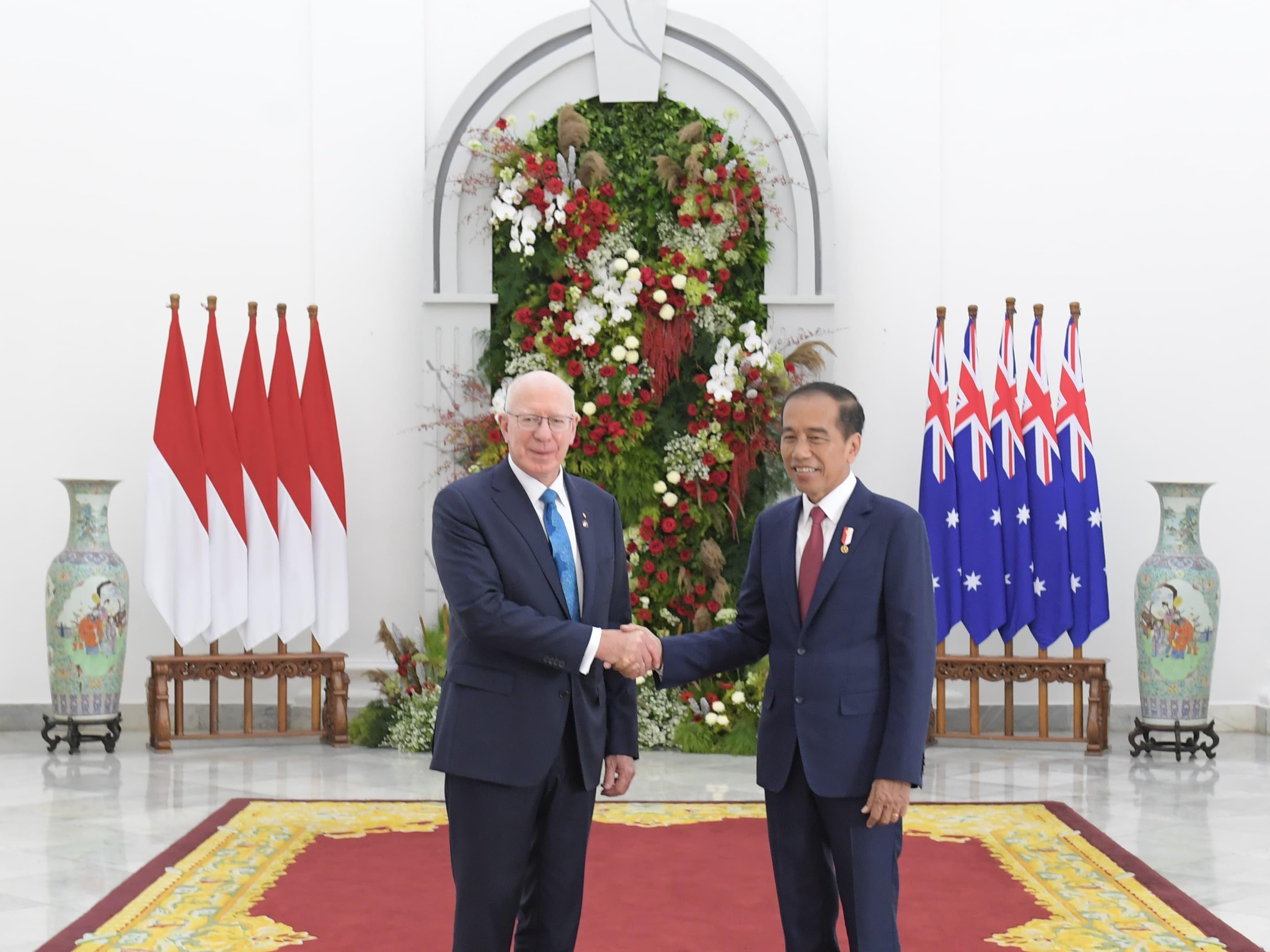 Pertemuan Jokowi dengan Gubernur Jenderal Australia Bahas Pengajaran Bahasa Indonesia 