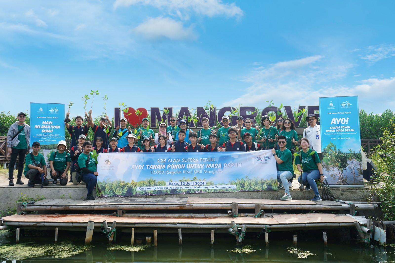 Restorasi Lingkungan, Alam Sutera (ASRI) Tanam 10.000 Bibit Mangrove