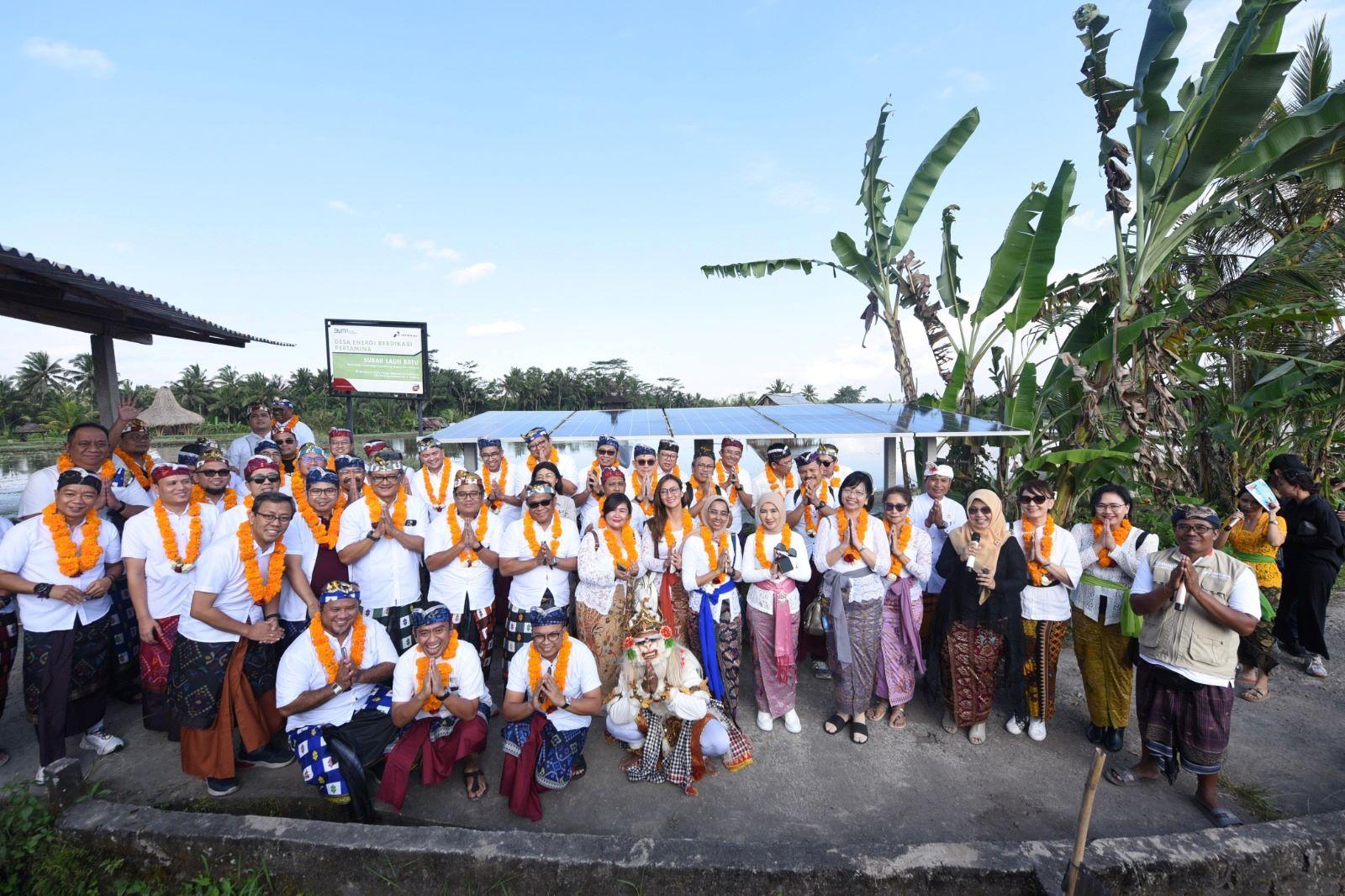 Dirut Pertamina dan Pemred Media Kunjungi Desa Energi Berdikari di Gianyar Bali