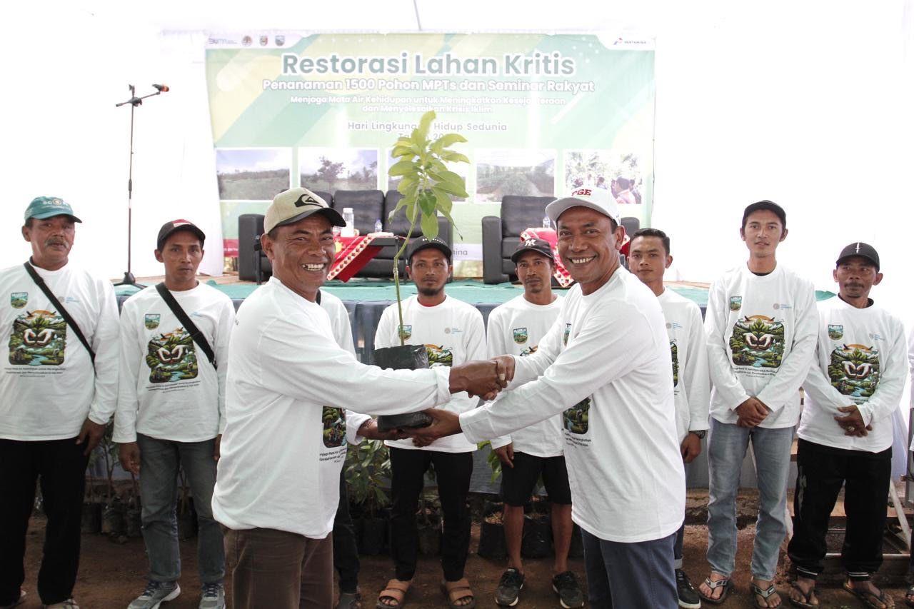 PGEO Tanam 1.500 Pohon MPTS di Kabupaten Tanggamus