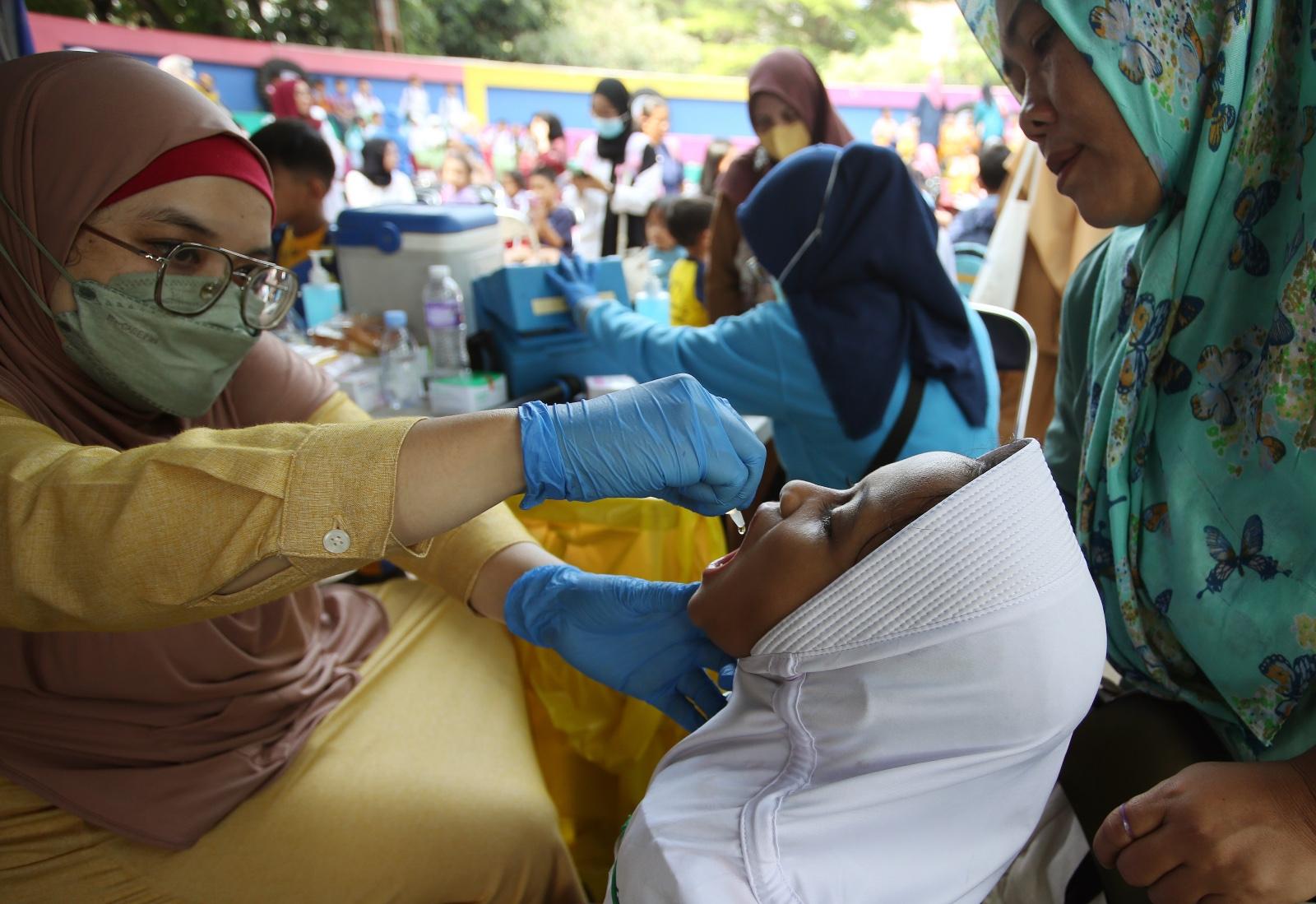 Pekan Imunisasi Nasional Polio di Kota Tangerang