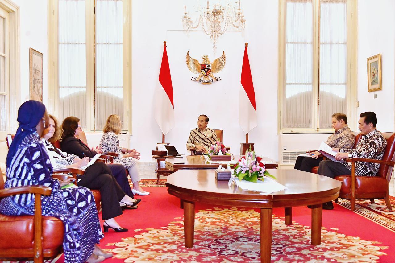 Bertemu Jokowi, World Bank Puji Pertumbuhan Ekonomi Indonesia 