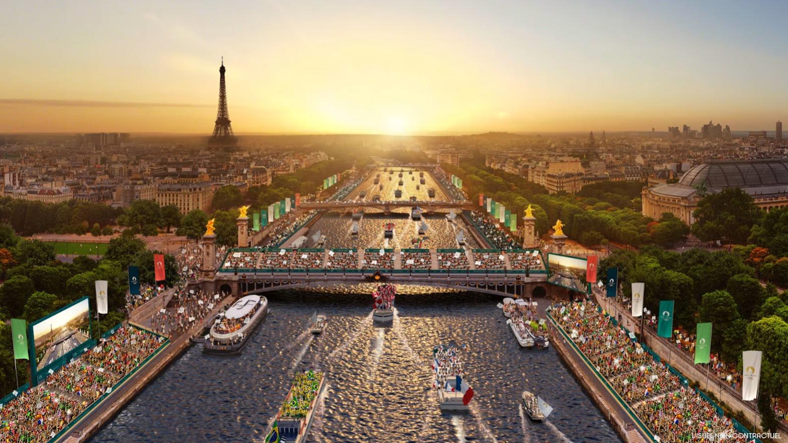 Bukan di Stadion, Upacara Pembukaan Olimpiade Paris 2024 Digelar di Tepi Sungai